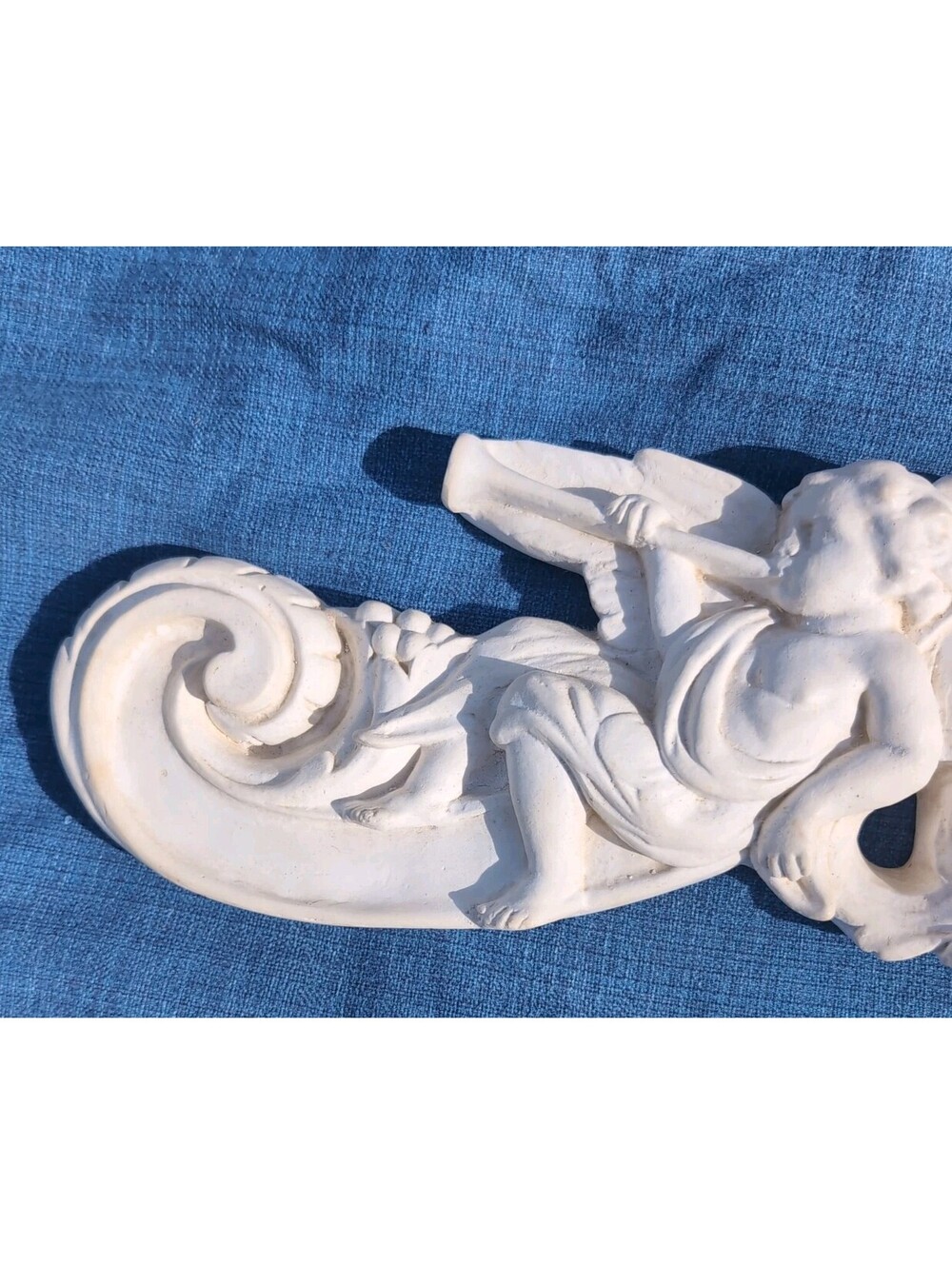 Victorian Cherubs|Angels| Frieze Bisque |Wall Plaque 20.5" Antique Reproduction - Picture 3 of 15